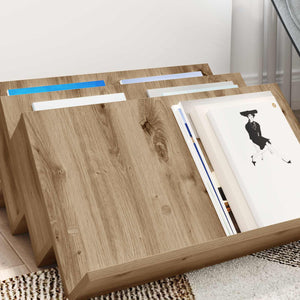 Magazinregal Artisan Eiche 65x53 cm