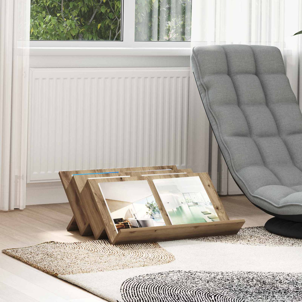 Magazinregal Artisan Eiche 65x53 cm
