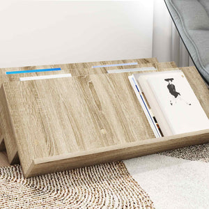 Magazinregal Sonoma Eiche 90 cm