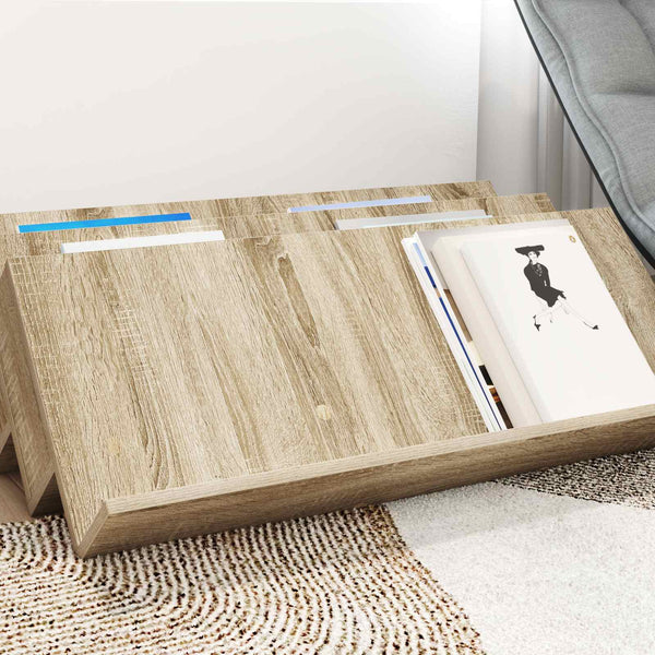 Magazinregal Sonoma Eiche 90 cm