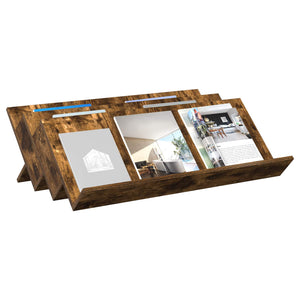 Magazinregal Geräucherte Eiche 90cm