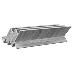 Graues Magazinregal Sonoma, 90 cm