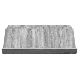 Graues Magazinregal Sonoma, 90 cm