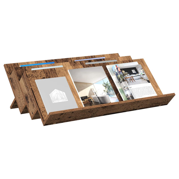 Zeitschriftenregal Altholz 90 cm