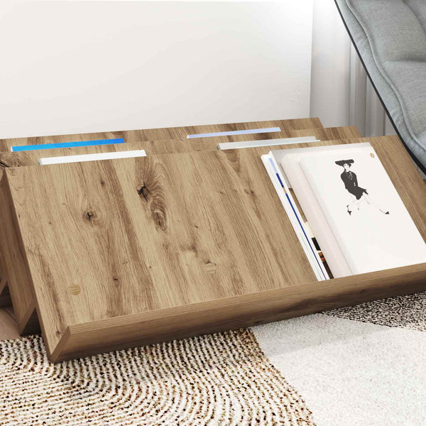 Magazinregal Artisan Eiche 90 cm