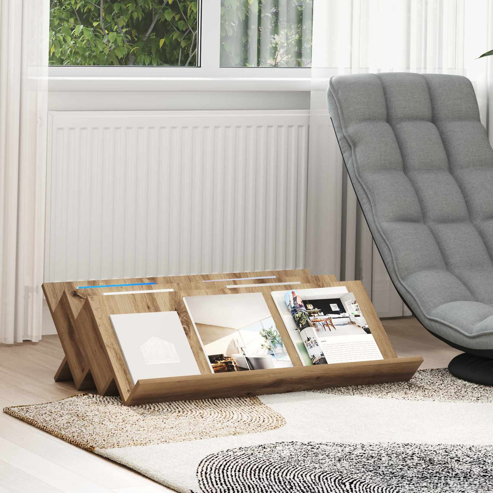 Magazinregal Artisan Eiche 90 cm