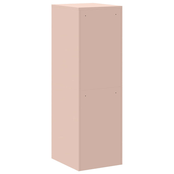 Rosa Aktenschrank, 2er-Set