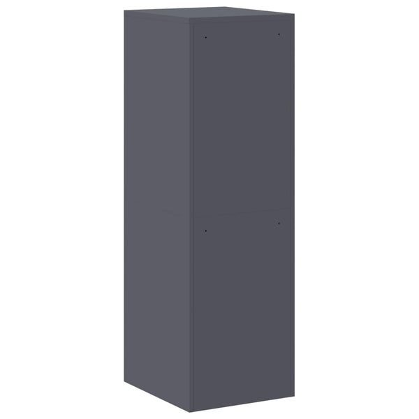 Aktenschrank mit Schubladen, 2er Set, Anthrazit