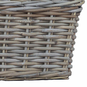 Kubu Rattan Blumentopfkörbe 3er-Set