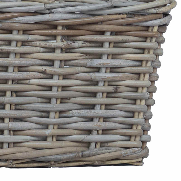 Kubu Rattan Blumentopfkörbe 3er-Set