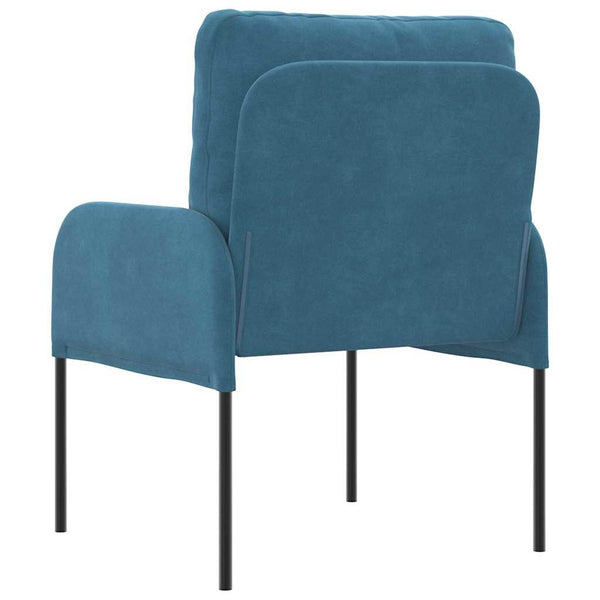 Blaue Sofas mit Kissen 55cm