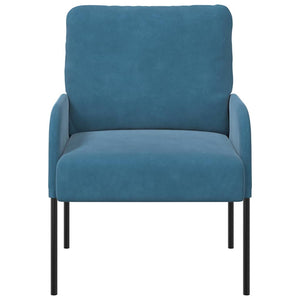 Blaue Sofas mit Kissen 55cm