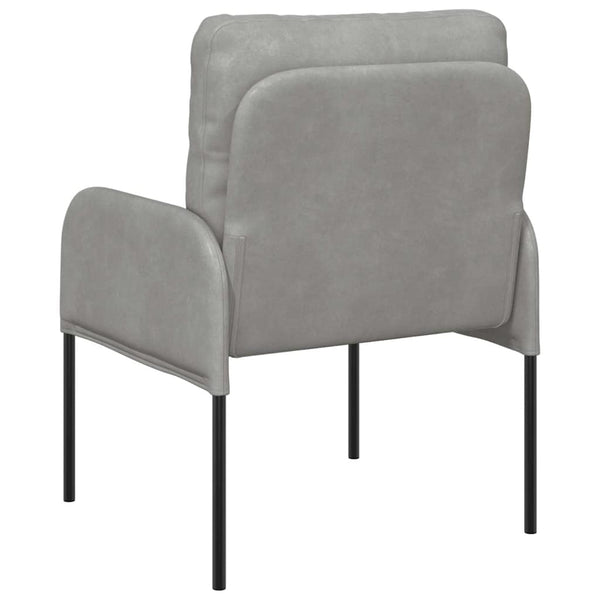 vidaXL Canapés avec coussins 55 cm gris clair contreplaqué