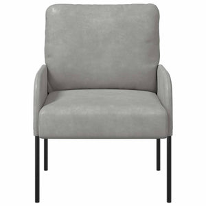 vidaXL Canapés avec coussins 55 cm gris clair contreplaqué