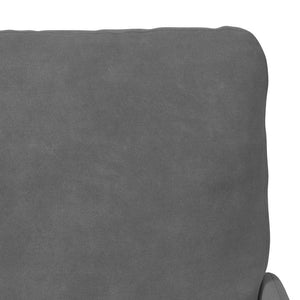 Sofa mit Kissen Dunkelgrau 55cm