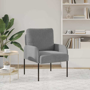 Sofa mit Kissen Dunkelgrau 55cm