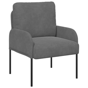 Sofa mit Kissen Dunkelgrau 55cm