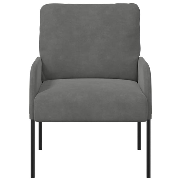 Sofa mit Kissen Dunkelgrau 55cm