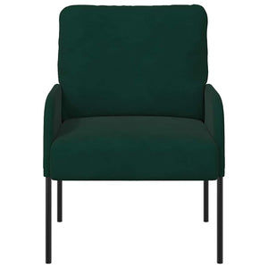 Dunkelgrünes Sofa mit Kissen