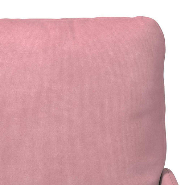 Rosa Sofa mit Kissen 55cm