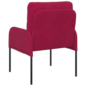 vidaXL Canapés avec coussins 55cm Rouge bordeaux Contreplaqué