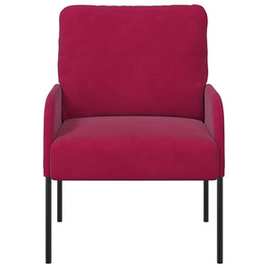 vidaXL Canapés avec coussins 55cm Rouge bordeaux Contreplaqué