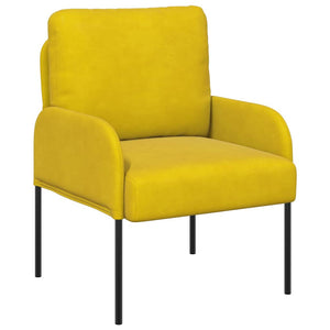 Gelbes Sofa mit Kissen, 55cm