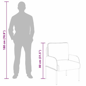 Gelbes Sofa mit Kissen, 55cm