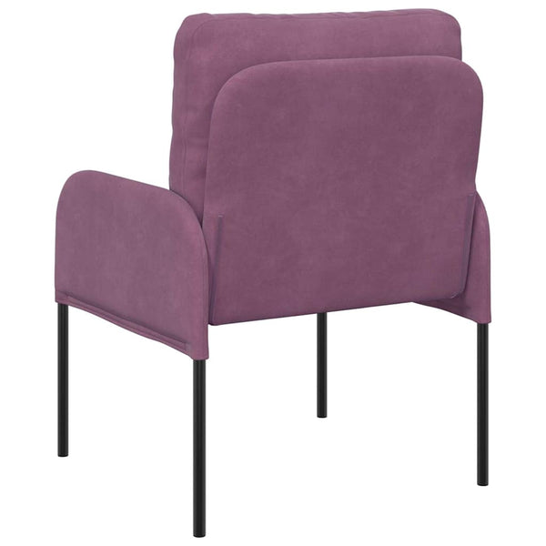 Lila Sofa mit Kissen 55cm