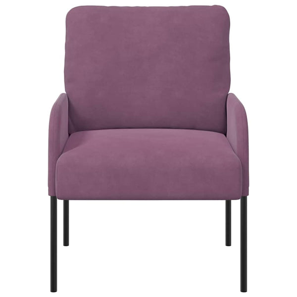 Lila Sofa mit Kissen 55cm