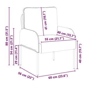 Lila Sofa mit Kissen 55cm