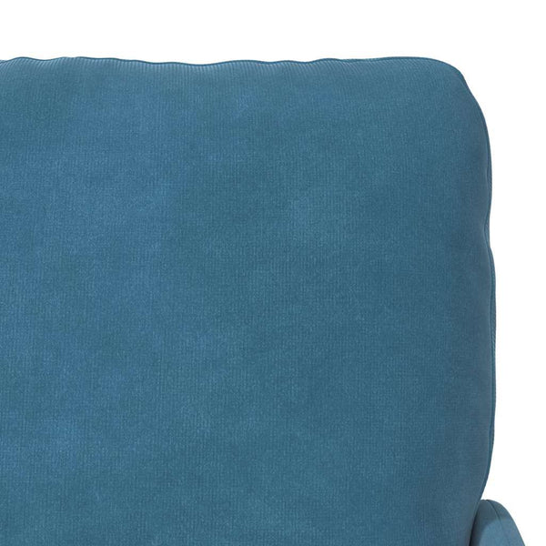 Blaues Sofa mit Kissen, 110cm