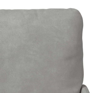 Hellgraues Sofa mit Kissen, 110cm
