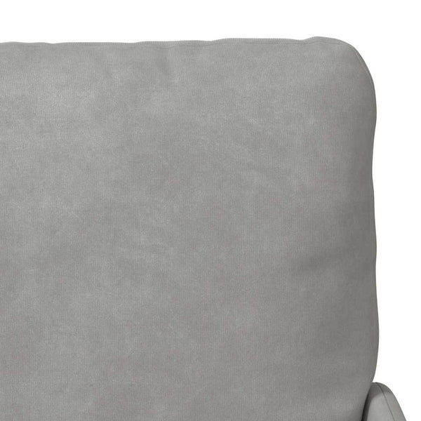 Hellgraues Sofa mit Kissen, 110cm