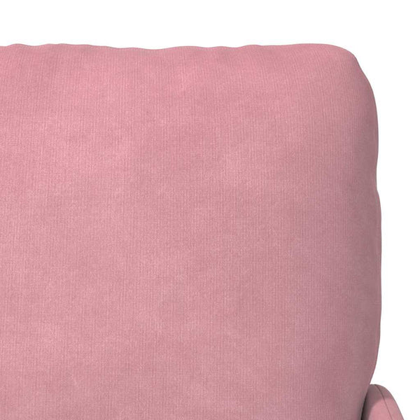 Rosa Sofa mit Kissen - 110cm