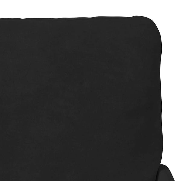 vidaXL Canapés avec coussins 110cm Noir Contreplaqué