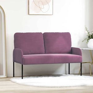 vidaXL Canapés avec coussins 110cm violet contreplaqué