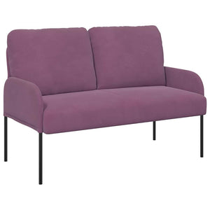 vidaXL Canapés avec coussins 110cm violet contreplaqué