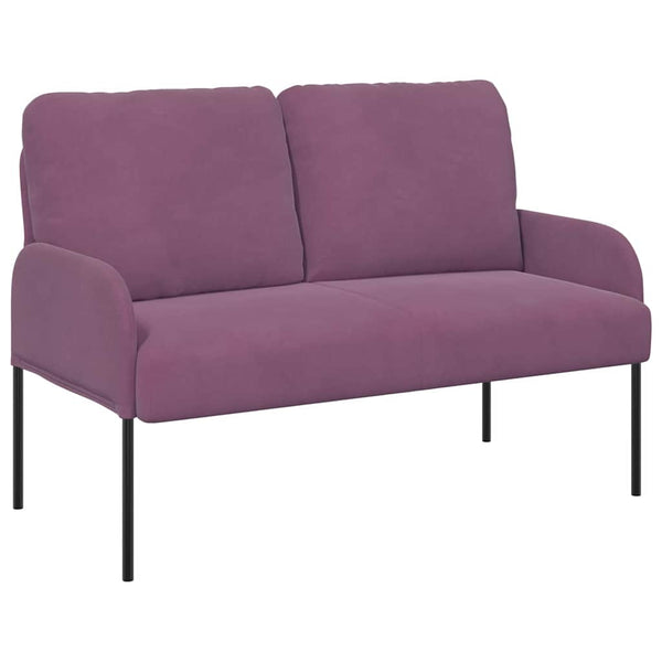vidaXL Canapés avec coussins 110cm violet contreplaqué