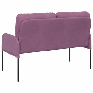 vidaXL Canapés avec coussins 110cm violet contreplaqué