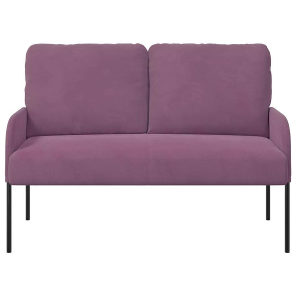 vidaXL Canapés avec coussins 110cm violet contreplaqué