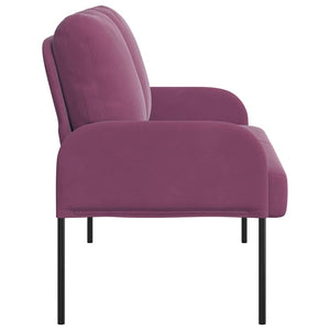 vidaXL Canapés avec coussins 110cm violet contreplaqué