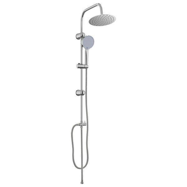 Duschsystem Edelstahl Silber