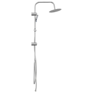 Duschsystem Edelstahl Silber