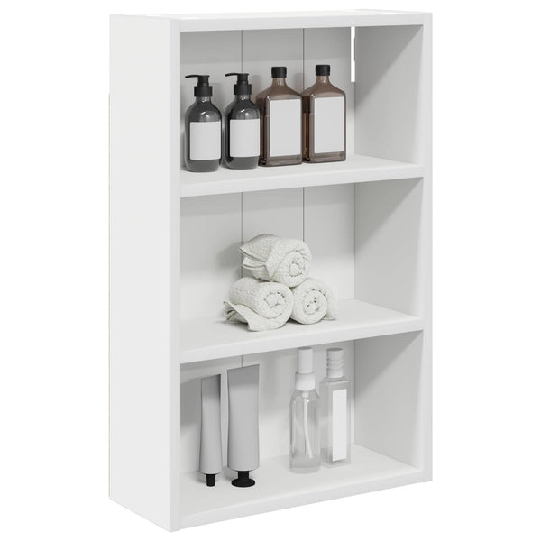 Badezimmer Wandschrank Weiß Holzwerkstoff