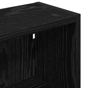 vidaXL Armoire murale de salle de bain chêne noir 40 x 16 x 62,5 cm