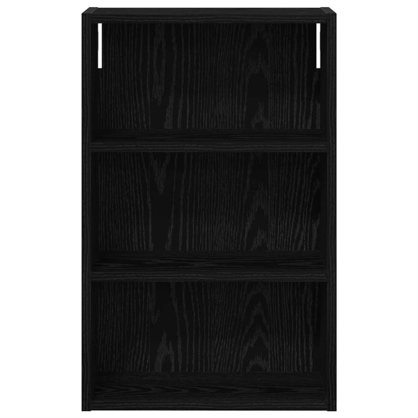 vidaXL Armoire murale de salle de bain chêne noir 40 x 16 x 62,5 cm
