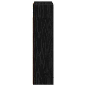 vidaXL Armoire murale de salle de bain chêne noir 40 x 16 x 62,5 cm