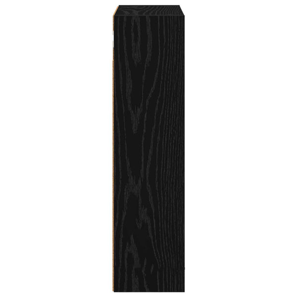 vidaXL Armoire murale de salle de bain chêne noir 40 x 16 x 62,5 cm