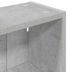 Betongrauer Hänge-Badezimmerschrank mit Regal